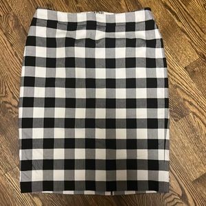 Ann Taylor Checkered Skirt